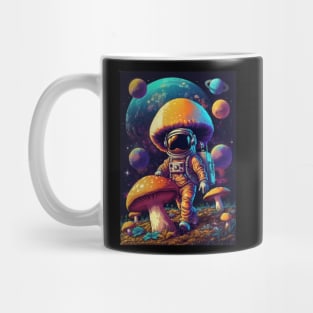 Psychedelic Dj Astronaut - Catsondrugs.com - astronaut, space, stars, galaxy, nasa, cool, planets, funny, universe, astros, astronomy, trippy, surreal, asteroidday, planet Mug